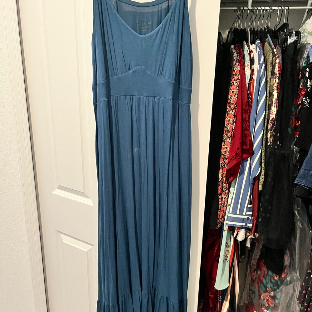 Torrid Blue Sleeveless Maxi Sundress